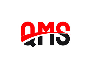 QMS Letter Initial Logo Design Vector Illustration
