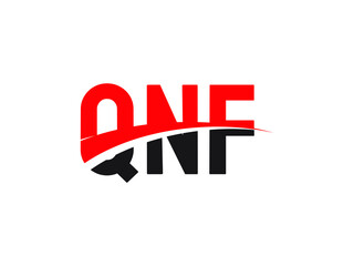 QNF Letter Initial Logo Design Vector Illustration
