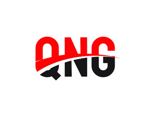 QNG Letter Initial Logo Design Vector Illustration