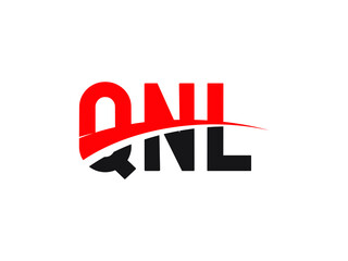 QNL Letter Initial Logo Design Vector Illustration