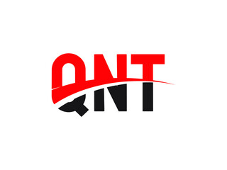 QNT Letter Initial Logo Design Vector Illustration