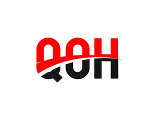 QOH Letter Initial Logo Design Vector Illustration
