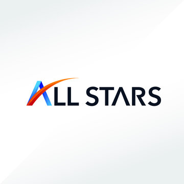 logo all stars vector symbol