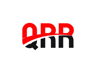 QRR Letter Initial Logo Design Vector Illustration