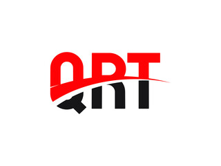 QRT Letter Initial Logo Design Vector Illustration