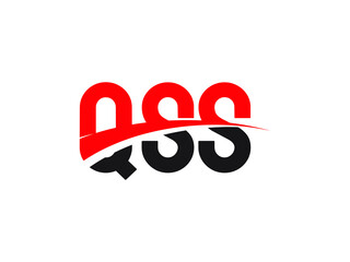QSS Letter Initial Logo Design Vector Illustration