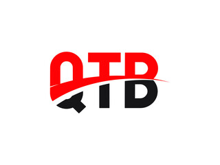 QTB Letter Initial Logo Design Vector Illustration
