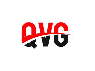 QVG Letter Initial Logo Design Vector Illustration