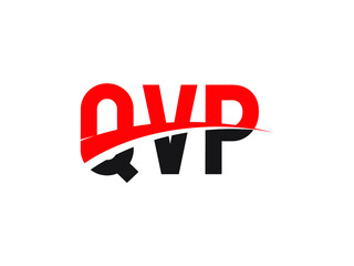 QVP Letter Initial Logo Design Vector Illustration