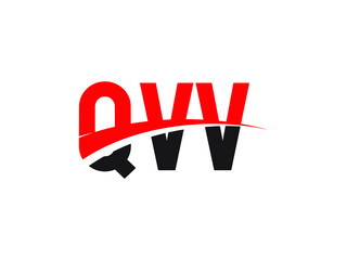 QVV Letter Initial Logo Design Vector Illustration