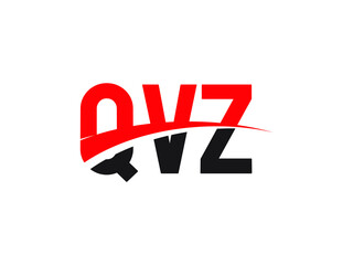 QVZ Letter Initial Logo Design Vector Illustration