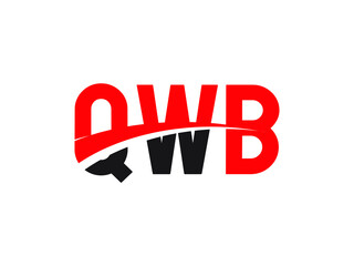Fototapeta premium QWB Letter Initial Logo Design Vector Illustration
