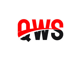 QWS Letter Initial Logo Design Vector Illustration