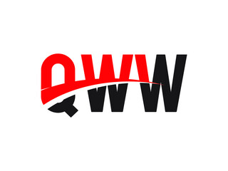 QWW Letter Initial Logo Design Vector Illustration