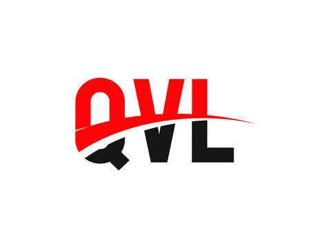 QVL Letter Initial Logo Design Vector Illustration