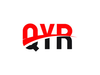 QYR Letter Initial Logo Design Vector Illustration