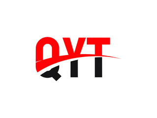 QYT Letter Initial Logo Design Vector Illustration