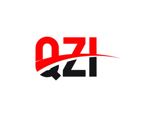 QZI Letter Initial Logo Design Vector Illustration
