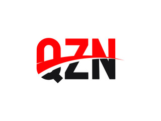 QZN Letter Initial Logo Design Vector Illustration
