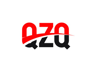 QZQ Letter Initial Logo Design Vector Illustration