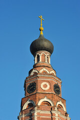 The bell tower of the Cathedral of St. Michael the Archangel in Bronnitsy