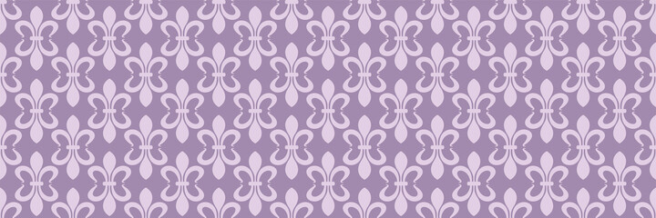 Background images with decorative elements on a purple background for your design. Seamless background for wallpaper, textures. Vector illustration.