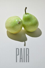 Homonyms Example Pair Text and Pears - 466722870