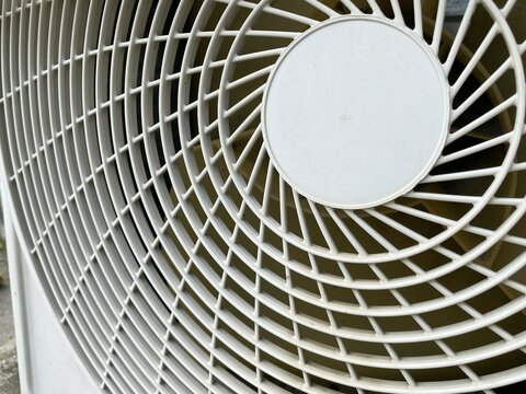 Close Up Fan Of Air Conditioner