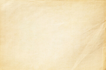 Yellowed vintage kraft brown paper texture