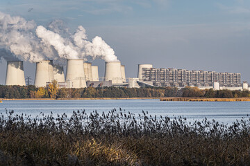 Lignite-fired power plant in Lusatia