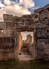 Hierapolis ancient city, hot springs in classical Phrygia in southwest Anatolia. Its ruins include in Pamukkale, which is adjacent to modern. It has the Tomb of the Apostle Philip.