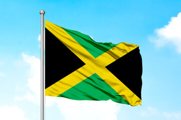 Jamaica Flying Flag