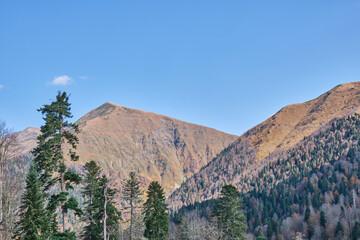 landscape with mountains
