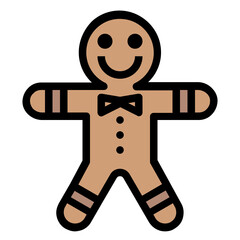 gingerbread icon line color .