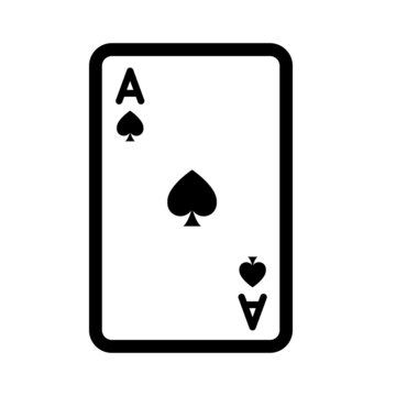 ace playing card icon