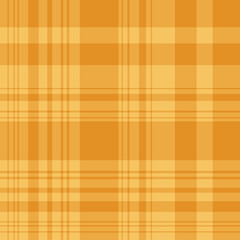 Seamless pattern in positive yellow and orange colors for plaid, fabric, textile, clothes, tablecloth and other things. Vector image.