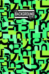 Abstract pattern with geometric concept
