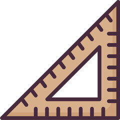 ruler line icon