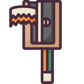 sharpener line icon