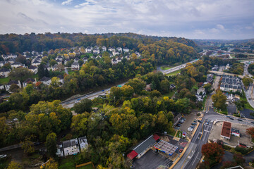 Aerial Drone of Conshohocken PA