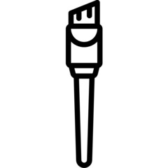 brush line icon