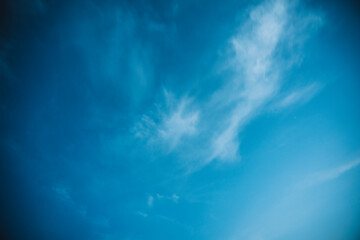 blue sky with clouds
