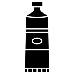 paint tube solid icon