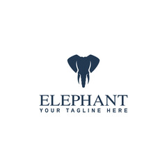 elephant vector logo design. logo template