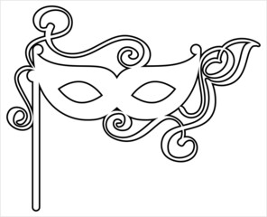 Carnival Mask Icon M_2111001