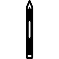 pencil solid line icon