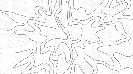 Contour map background. Vector geography scheme and terrain. Topography grid map.