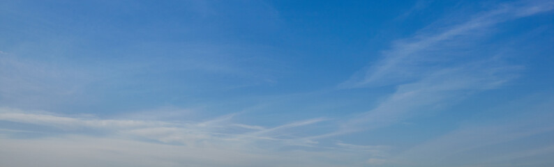 Abstract image of blurred sky. Blue sky background