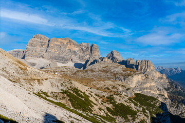 Dolomiten Drei Zinnen Sonnenaufgang Auronzo Hütte Dreizinnenhütte