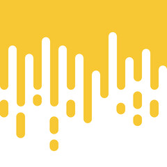 abstract liquid geometric halftone line transition pattern white yellow background